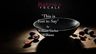 8/09/24 🇺🇸 - &ldquo;This is Just to Say&rdquo; by William Carlos Williams | read by Kirk Lawrence-Howard