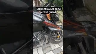 Ktm Duke250/390 gen3 crash guard #ktm#duke#gen3#crashguard#bike#riding#best#latest#shorts#automobile