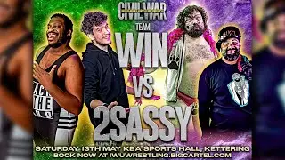 Team WIN vs 2Sassy - Tornado Tag | IWU: Civil War 13.05.23 | Highlights