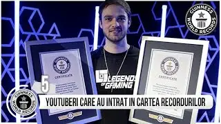 TOP 5 YOUTUBERI CARE AU INTRAT IN CARTEA RECORDURILOR