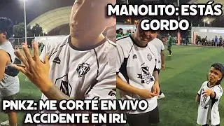 GLOGLO SE ENCUENTRA CON PNKZ Y LE MUESTRA SU DEDO TRAS EL ACCIDENTE + LE DICEN QUE EST&Aacute; GORDO