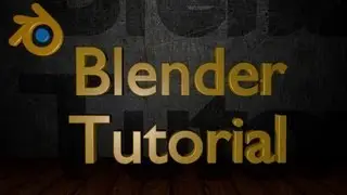 Blender Tutorial - Basics, 3D Text and Youtube banner