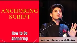 How to Write an Event Anchoring Script | Anchor Tips & Sample Emcee Script