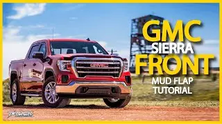 Установка передних брызговиков Gatorback CR на GMC Sierra 2019 года.