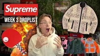 MY FAVORITE SUPREME ITEM IS DROPPING THIS WEEK! Supreme Week 3 Droplist Preview