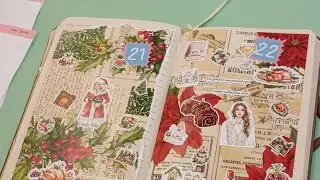 2️⃣2️⃣🦎🎄 Desafio de colagem da Kimo + calendário do advento 
