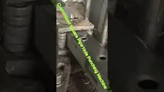 Customized Square Pipe Hole Punching Machine ||Technological Wonder .@Technological