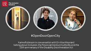Open Door, Open City webinar- Karina Robinson in conversation with Dr. Alice Maynard