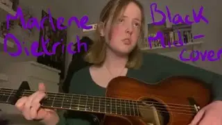 Marlene dietrich - black midi cover