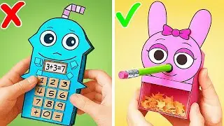 Have Fun with Sprunki Cardboard Supplies! *Incredibox DIY Playground & Fun Adventures*
