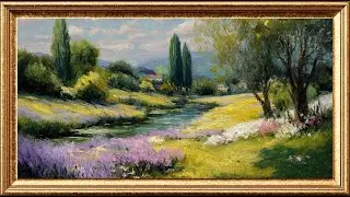 Blooming Fields | Impressionist Spring Scene