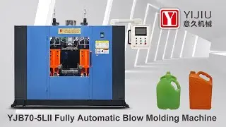 YJB70-5LII Double Station One Die Head Two Layers Blow Molding Machine 5L - Yijiu Machinery