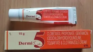 Dermi 5 Plus Cream, Ingredients: Chemical, Packaging Size: 15g