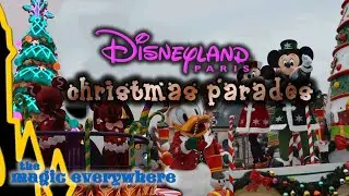 Mickey’s Christmas Parade 🎄✨ vs Dazzling Christmas Parade at Disneyland Paris