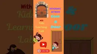 Difference between Door and Gate | vocabulary #englishlanguage #english #kids #englishlearning