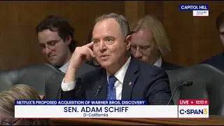 Netflix and Warner Merger Faces Schiff Questions at Senate Hearing