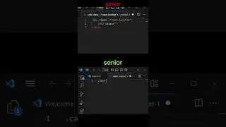 junior vs senior for coding lovers #viral #html #cyberhack #coder #shorts  #ethicalhacker #coding #c