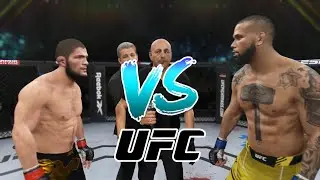 Khabib Nurmagomedov vs. Thiago Santos | EA Sports UFC 4 - K1 Rules x