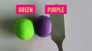 Purple and Green Colour Mixing | Learn Colours for Kids #art #colors #india 