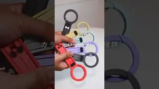 カラビナ型の新発想スマホスタンド