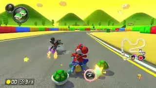 Playing online Mario Kart 8 Deluxe until I hit 6,000 points.