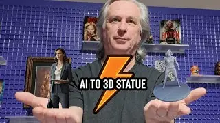 Я воплотил ИИ в реальность &mdash; 3D-печатная статуя с нуля (шокирующий результат)