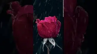Galaxy Themes - [POLY] Rose with Raindrops