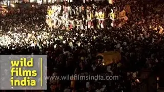 Devotees seeking blessings from Lord Jagannath