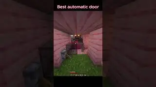 Minecraft Best Automatic Door💥  #minecraft #shorts #viral #video
