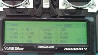 Hitec Aurora 9 System Menu
