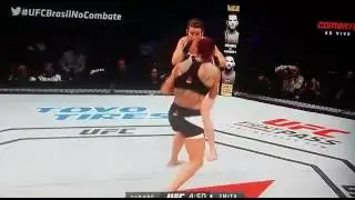 Luta completa da cris cyborg vs leslie smith