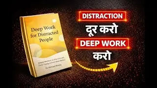 Deep Work for Distracted People | Deep Work करना सीखो | Book Summary in Hindi | Audiobook