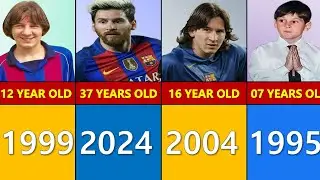 Lionel Messi -Transformation From 1 to 37 Years OLD #lionelmessi #agetransformation #messi