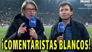 COMENTARISTAS DE LA 1 LLORAN TRAS LA ELIMINACIÓN DEL MADRID EN LA COPA DEL REY