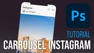 Crea un Post para Instagram con imágenes en carrusel sin cortes en Photoshop | Tutorial