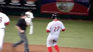 Chris Valaika of the Cincinnati Reds
