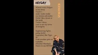 3RACHA Heyday Bangchan rap