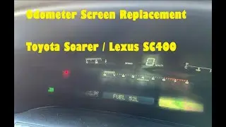 Toyota Soarer Lexus SC400 Odometer screen replacement
