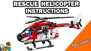 LEGO INSTRUCTIONS  - Rescue Helicopter - TECHNIC - LEGO Set 42092