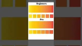 Adobe Illustrator Tips 2026 - Create Gradient Color Palette #illustrator #tips #graphicdesign