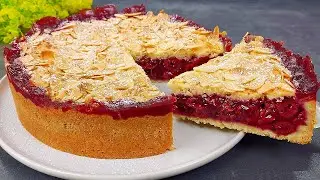 Много фруктов, мало теста 🍒🍒🍒 Божественный вишневый пирог. Быстро и вкусно!