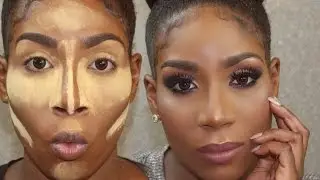 FLAWLESS Drugstore Foundation Routine for DARK SKIN/WOC + Highlight & Contour 2017