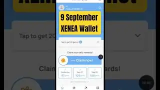 XENEA wallet daily Quiz Today🔥 Xenea Wallet Daily Quiz 9 September 🔥Today Xenea wallet voucher code