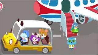 Little Panda plane journey   _  airport game play  _ BBW Gamer New abdet Little Panda
