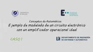 Ejemplo de modelado de un circuito electrónico con un amplificador operacional ideal (AOI). Caso 1