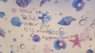 How to write a letter to BTS members
