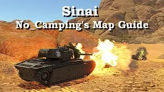 Gameplay on the Sinai map (Map Guide update)  ◄ WAR THUNDER ►