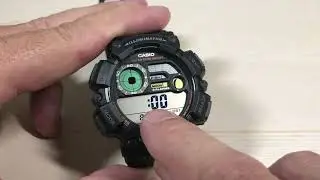 Casio Fishing (WS-1500H-1AV)  - Set and Listen to Hourly Signal