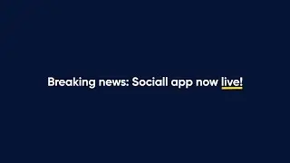 Sociall Hits the App Store! 🎉