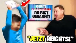 Dummer Junge rastet aus wegen Fortnite! 😨